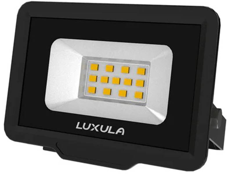 LUXULA LED-Fluter, EEK: F, 10W, 1000lm, 3000K, schwarz von LUXULA