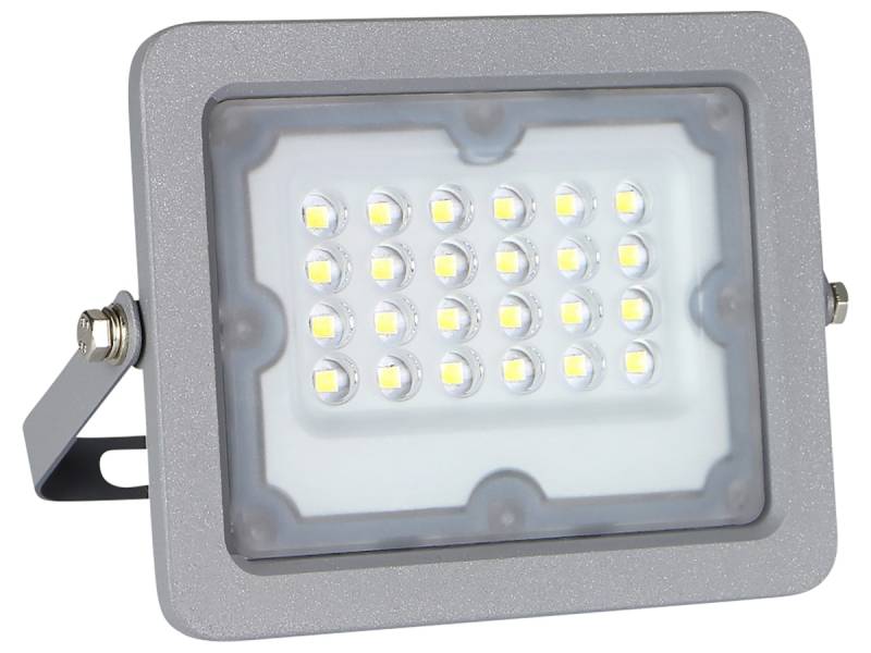 LUXULA LED-Fluter, EEK: F, 20W, 1800lm, 4000K, IP65, grau von LUXULA