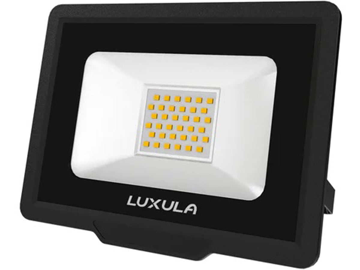 LUXULA LED-Fluter, EEK: F, 30W, 3000lm, 3000K, schwarz von LUXULA