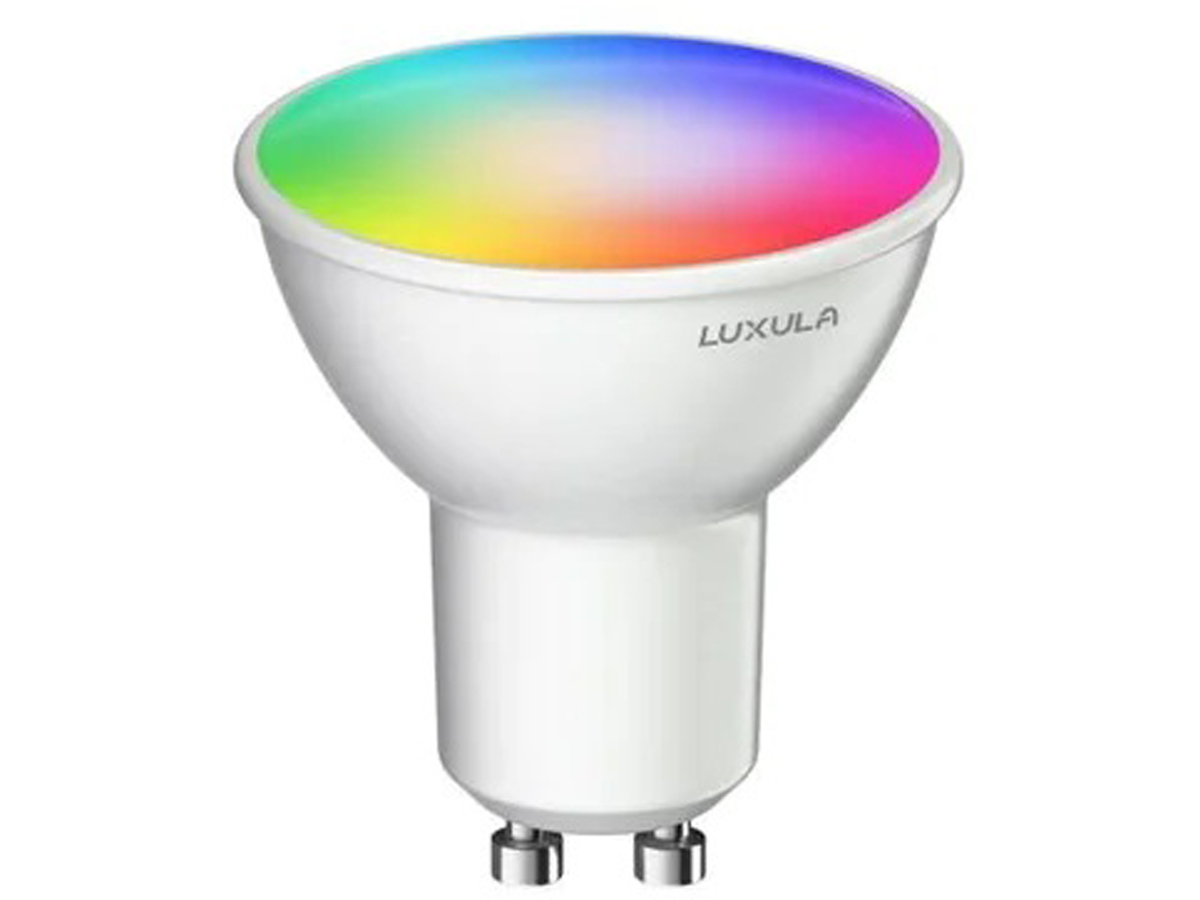 LUXULA LED-Lampe, Reflektorform, SMART, GU10, EEK: F, 5W, 387lm, RGBTW von LUXULA
