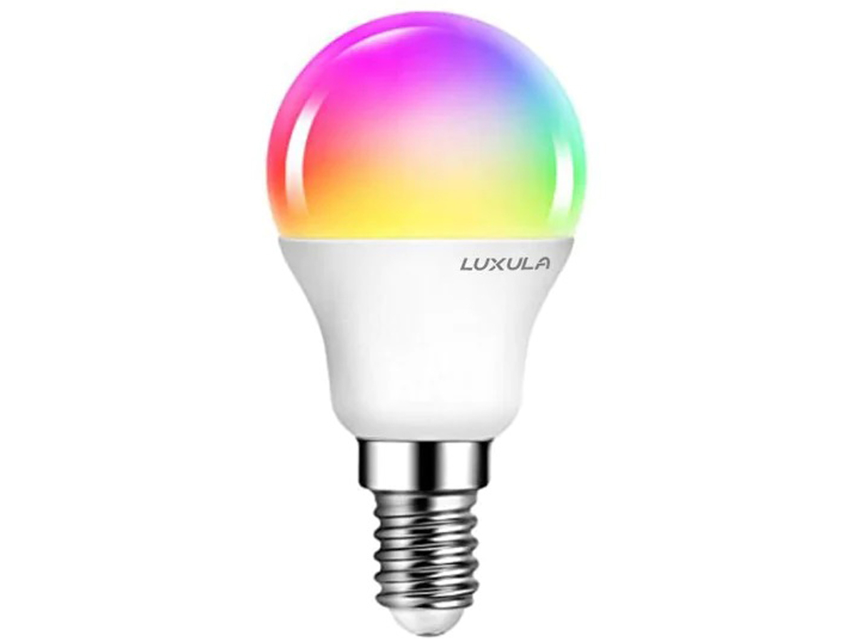 LUXULA LED-Lampe, Tropfenform, SMART, E14, EEK: F, 5W, 454lm, RGBTW von LUXULA