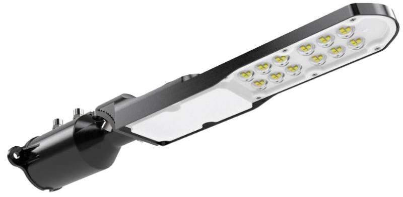 LUXULA LED-Straßenleuchte, SLIM, EEK: E, 30W, 3600lm, 5000K, IP65 von LUXULA