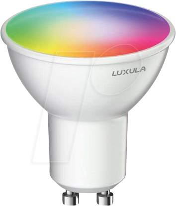 LUXULA LX100360 - LED RGB+CCT Lampe, GU10, 5W, 387lm, SMART von LUXULA
