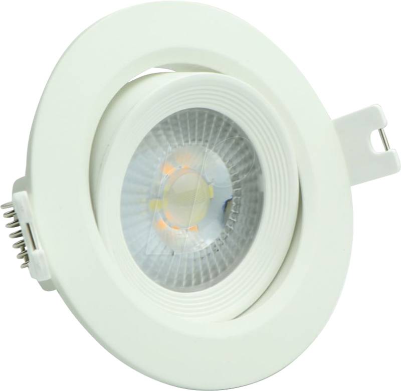 LUXULA LX300100 - LED CCT Downlight, 7W, 718lm, 38°, 3000K-4000K-6000K einstellbar von LUXULA