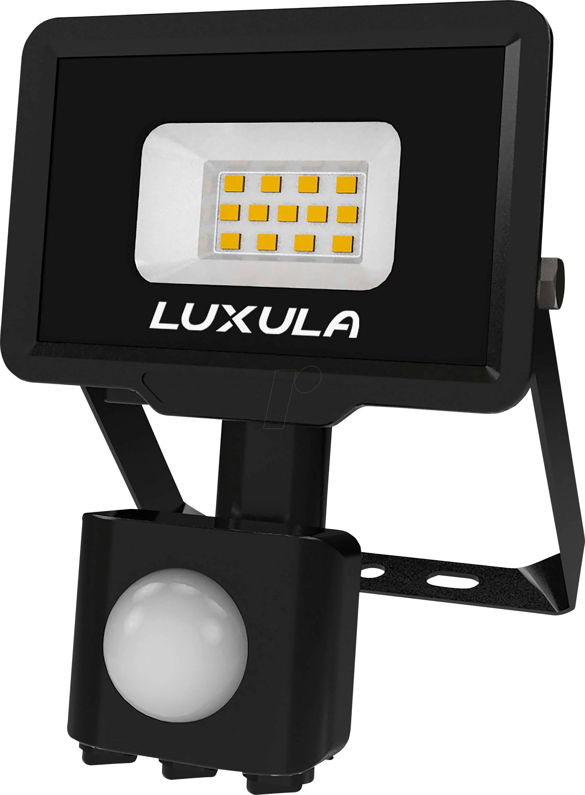 LUXULA LX400120 - LED-Flutlicht, 10 W, 3000 K, 1000 lm, IP65, Bewegungsmelder von LUXULA