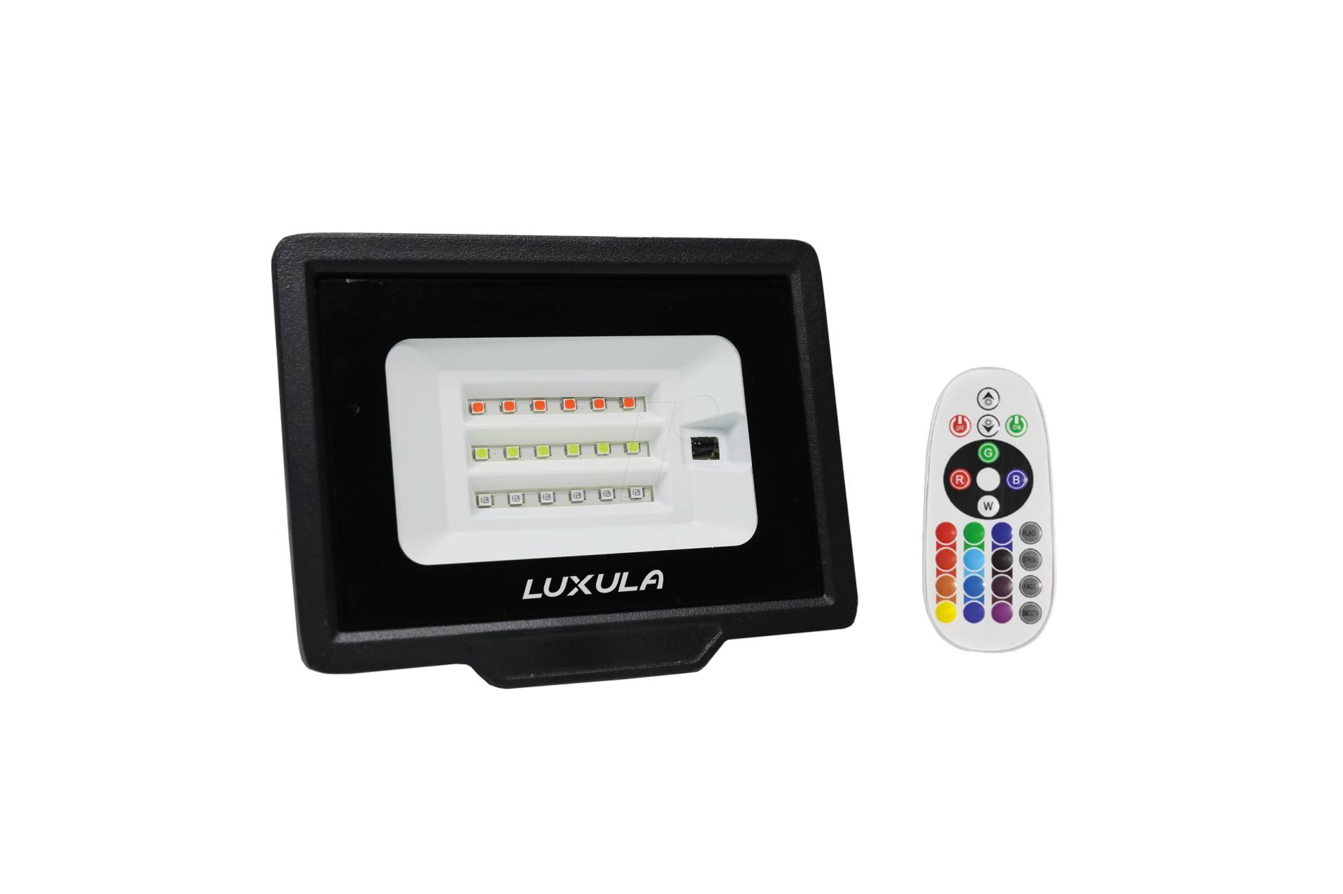 LUXULA LX400181 - RGB-Fluter, 20 W, IP65, RGBW, Fernbedienung von LUXULA