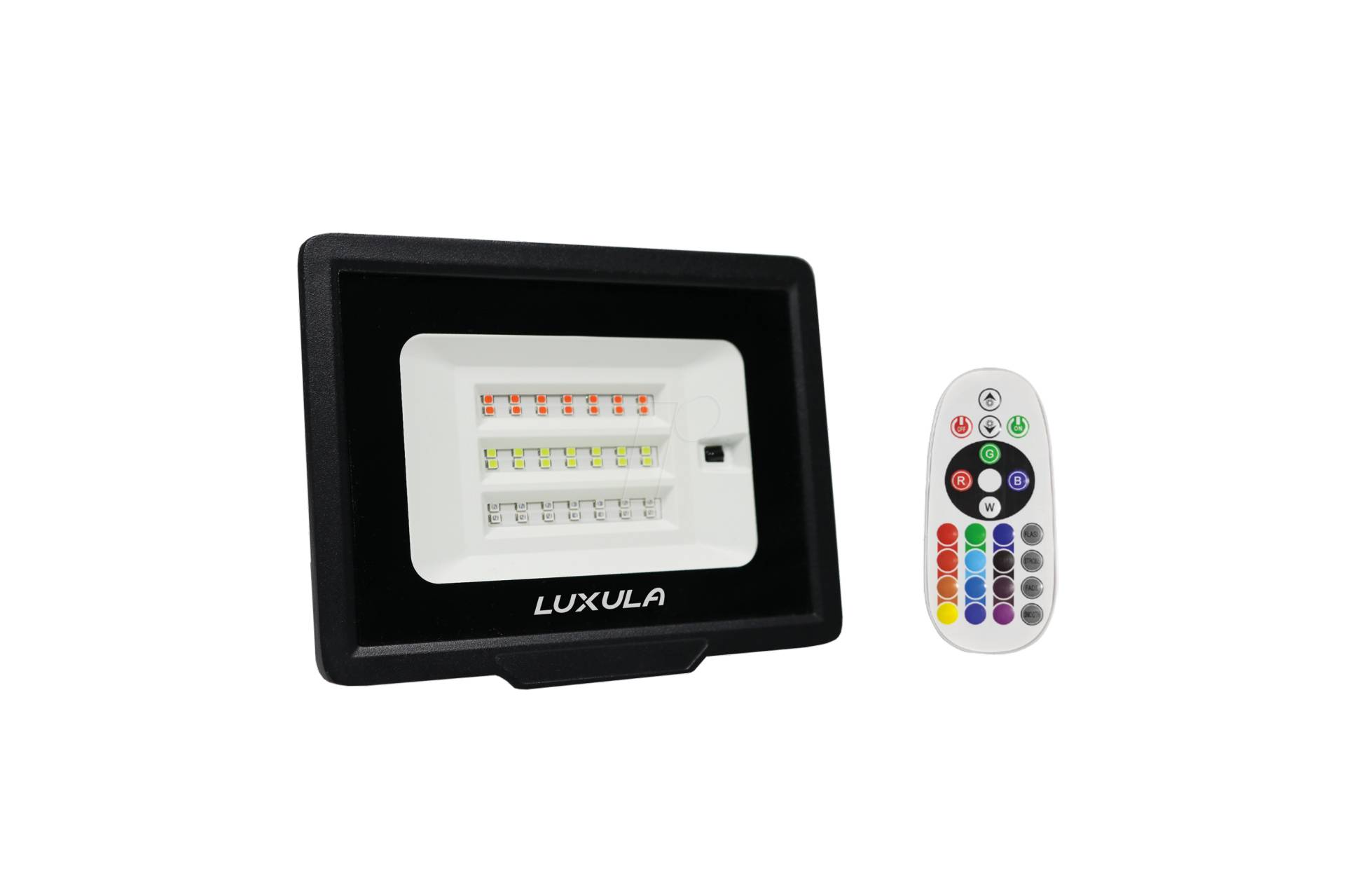LUXULA LX400182 - RGB-Fluter, 30 W, IP65, RGBW, Fernbedienung von LUXULA