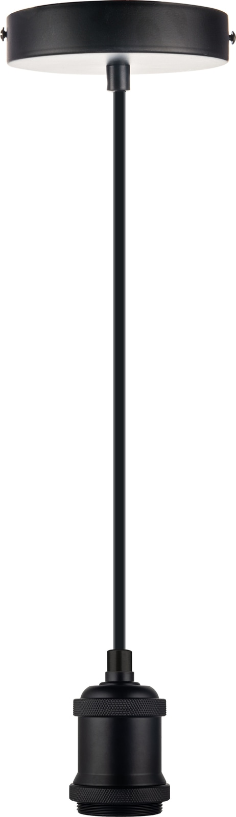 LUXULA Lampenfassung, E27, Metall, 1,5 m Textilkabel, schwarz LUXULA Lampenfassung, E27, Metall, 1,5 m Textilkabel, schwarz von LUXULA