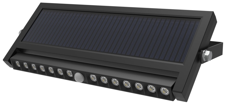 LUXULA Solar LED-Wandleuchte, 10 W, 1000 lm, PIR-Sensor, schwenkbar LUXULA Solar LED-Wandleuchte, 10 W, 1000 lm, PIR-Sensor, schwenkbar von LUXULA