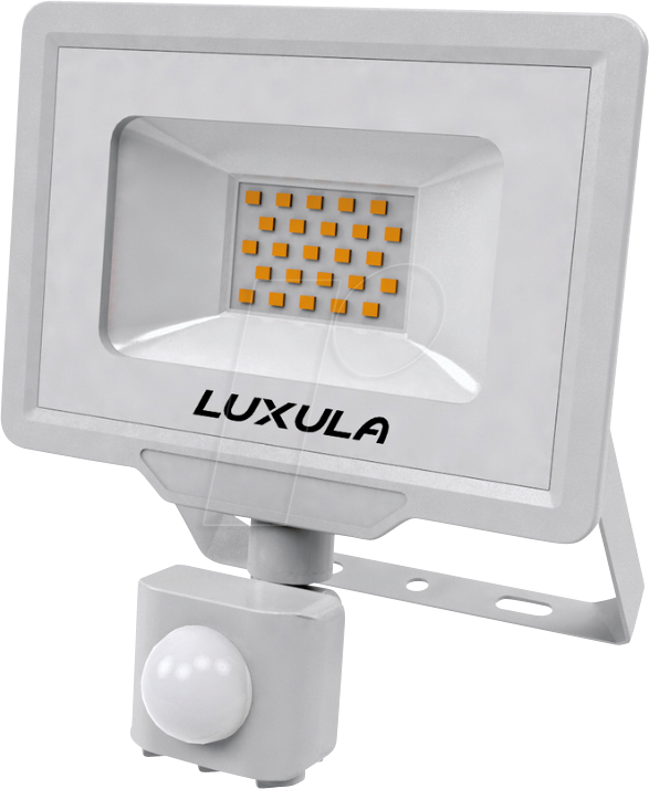 LX-400221 - LED-Fluter, 20 W, 3000 K , 2000 lm, weiß, IP65, TÜV, Sensor von LUXULA