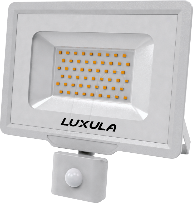 LX-400223 - LED-Fluter, 50 W, 3000 K , 5000 lm, weiß, IP65, TÜV, Sensor von LUXULA