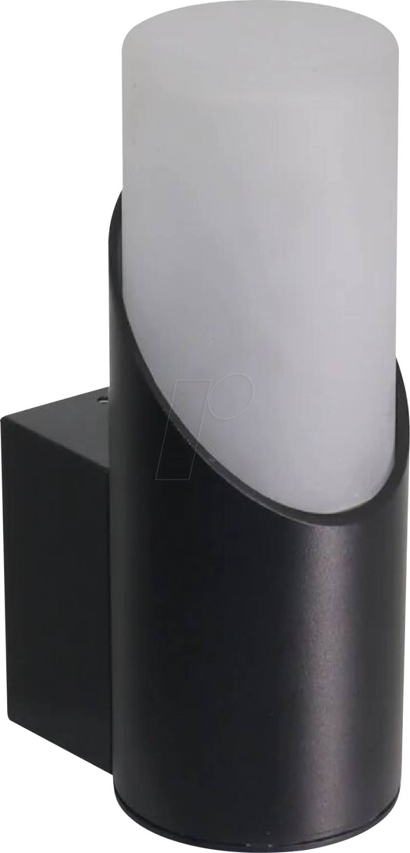 LX-700200 - Wandleuchte, Innen/Außen, schwarz, GU10 Fassung, IP54, ALU von LUXULA