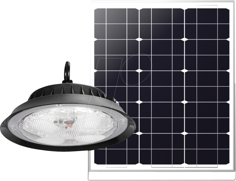 LX-LXSO500101 - Solar-Hängeleuchte, CCT, 10 W PV, 1200 lm, 3000K-4000K-6500K, IP von LUXULA