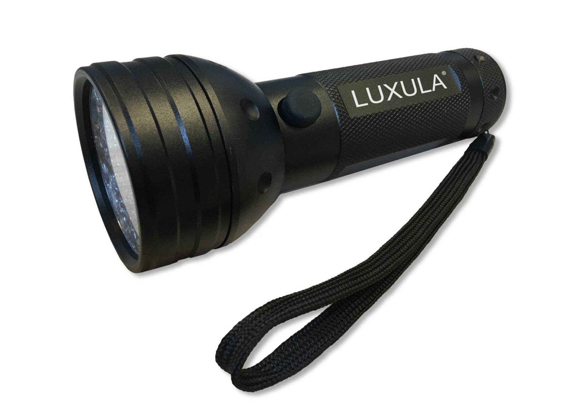UV-LED-Taschenlampe, 395 nm, 51 LEDs, 3xAA (Mignon) von LUXULA