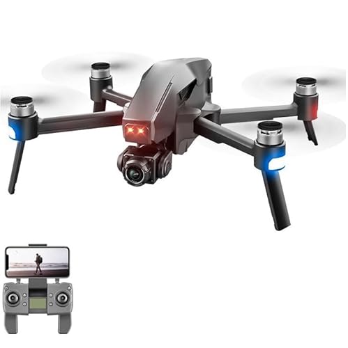 LUXWALLET® Skyline³ 15-30KM/h – 3KM Bereik – Gimbal Stabilisator - GPS 5Ghz - RC Drone Met ESC Full HD Camera Voor Volwassenen – FPV Live + VR Bril -Quadcopter – 2X Accu + Draagtas von LUXWALLET