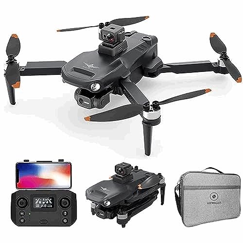 LUXWALLET Libra X Dodge - Hindernisvermeidungssensor - Drohne Quadrocopter - 30Km/h - WiFi GPS 1,2 KM - 3-Achsen Gimbal - Full HD Kamera von LUXWALLET