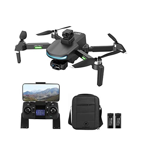 LUXWALLET Omega X Dodge - 45 km/h - GPS-Drohne - Hindernisvermeidungssensor - FPV WiFi 5 GHz - Micro SD - 2X Kamera - 3-Achsen-Gimbal von LUXWALLET