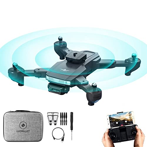 LUXWALLET Sky X Dodge – 22 km/h – Infrarot-Hindernisvermeidung – Mini-Drohne – 2X Kamera-Drohne WiFi – Einsteiger-Quadcopter von LUXWALLET