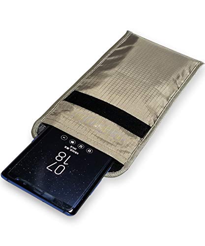 Lvfeier Sicherheitstasche – Handy Anti-Tracking Anti-Spionage GPS RFID Signal Blocking Bag Shielding Pouch Wallet Case für Handy Privatsphäre Schutz Lvfeier Sicherheitstasche – Handy Anti-Tracking Anti-Spionage GPS RFID Signal Blocking Bag Shielding Pouch Wallet Case für Handy Privatsphäre Schutz von LVFEIER