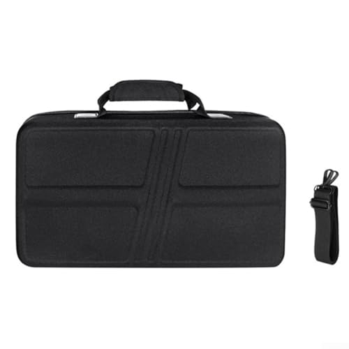 LVSEWOA Tragbare Hartschalentasche für Konsolen, schützende Reisetasche aus Eva, geräumiges Design bietet Platz für Controller, Kopfhörer, Spiele-Discs und Spielezubehör LVSEWOA Tragbare Hartschalentasche für Konsolen, schützende Reisetasche aus Eva, geräumiges Design bietet Platz für Controller, Kopfhörer, Spiele-Discs und Spielezubehör von LVSEWOA