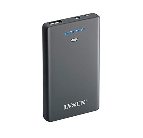 LVSUN 3800mAh Power Bank für Smartphones und kleinen Tabletten 2.0A Ausgabe graue Edition von LVSUN