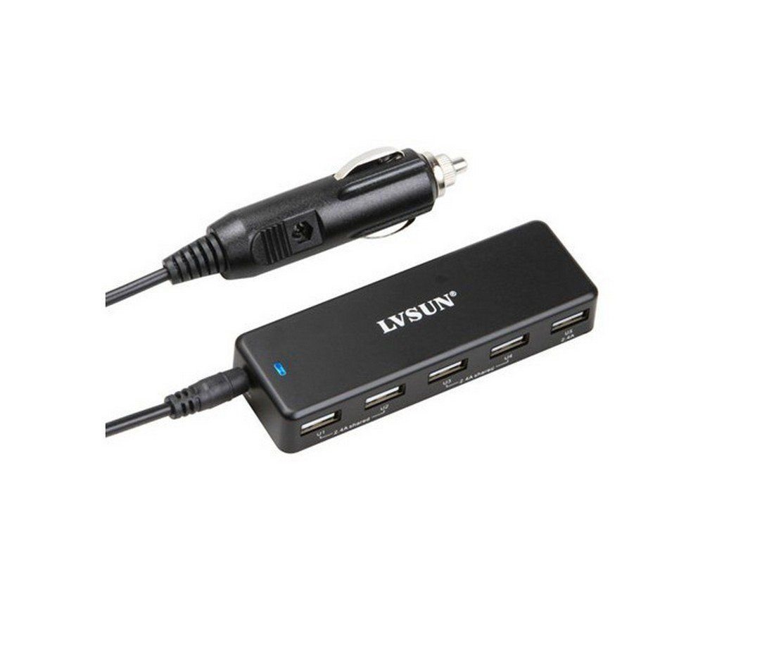 LVSUN LS-5US 36W 5-port Auto USB-Ladegerät von LVSUN