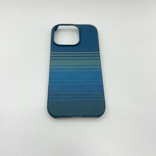 LVVLBBT Dünne, Harte PC-Hülle mit Kohlefasermuster, matt, für iPhone 15 14 Pro Max 16 Pro Plus 13 12, stoßfeste Hülle (für iPhone 12/Blau) von LVVLBBT