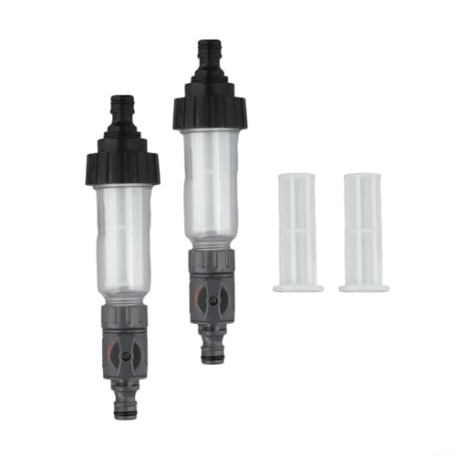 2 Stück Wasserfilter für Wohnmobil Ausrüstung mit Ersatzsieb, Schnelladapter & Regulierventile, Camping Wasserfilter für Wohnwagen, Hochdruckreiniger, Garten 2 Stück Wasserfilter für Wohnmobil Ausrüstung mit Ersatzsieb, Schnelladapter & Regulierventile, Camping Wasserfilter für Wohnwagen, Hochdruckreiniger, Garten von LVYXON