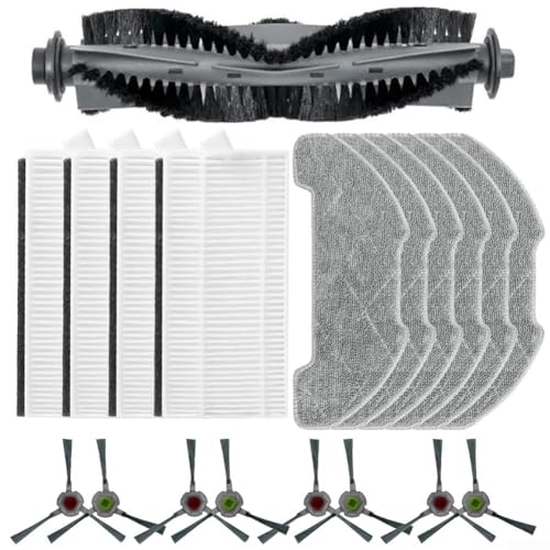 Ersatz-Zubehör-Set für P30 Staubsauger, Hauptseitenbürstenfilter, Wischtücher (B) von LVYXON