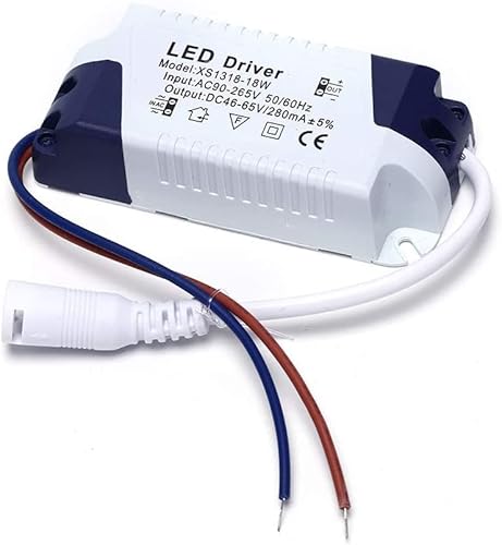 LED Transformer Driver, AC 90-265V LED Netzteil Trafo für LED Deckenleuchte, LED Treiber 280mA 8-18W/8-24W von LVYXON
