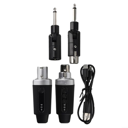 LVYXON Kabelloser Mikrofon-Konverter 2,4 G für XLR-Sender-Empfänger-System für dynamische Mikrofone (1-in-1) von LVYXON