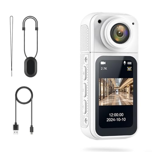 LVYXON Miniatur-4K-Action-Kamera, 3,7 cm IPS-Bildschirm, magnetische Montage, 2,7 K/15 fps Aufnahme, 180° Weitwinkel, WiFi-App für freihändiges Vlogging, Weiß LVYXON Miniatur-4K-Action-Kamera, 3,7 cm IPS-Bildschirm, magnetische Montage, 2,7 K/15 fps Aufnahme, 180° Weitwinkel, WiFi-App für freihändiges Vlogging, Weiß von LVYXON