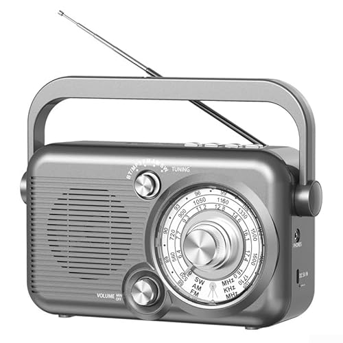 Tragbarer BT-Lautsprecher & Radio mit HiFi-Sound, 3-Band FM/AM-Empfang, lange Akkulaufzeit, TF-Kartensteckplatz, USB-Anschluss, 16-adriger Lautsprecher für Outdoor-Abenteuer Tragbarer BT-Lautsprecher & Radio mit HiFi-Sound, 3-Band FM/AM-Empfang, lange Akkulaufzeit, TF-Kartensteckplatz, USB-Anschluss, 16-adriger Lautsprecher für Outdoor-Abenteuer von LVYXON