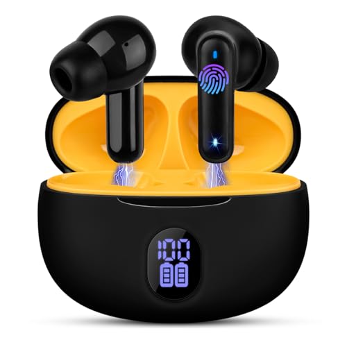 LWMTT Kopfhörer Kabellos Bluetooth,In Ear Kopfhörer Bluetooth 5.3,Kabellose Kopfhoerer LED-Anzeige Headphones IPX7 Wasserdicht Kopfhörer Kabellos,30 H Spielzeit,USB-C Schnellaufladung LWMTT Kopfhörer Kabellos Bluetooth,In Ear Kopfhörer Bluetooth 5.3,Kabellose Kopfhoerer LED-Anzeige Headphones IPX7 Wasserdicht Kopfhörer Kabellos,30 H Spielzeit,USB-C Schnellaufladung von LWMTT