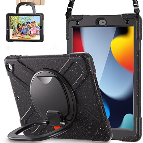 iPad Mini 1 2 3 4 5 Hülle für Kinder – Griff Ständer stoßfest Bumper wandelbare Schutzhülle mit Displayschutzfolie für Apple 7,9 Zoll Mini 5. / Mini 4 / Mini 3. / Mini 2. / Mini 1. Generation – Pink von LX-SUNCX