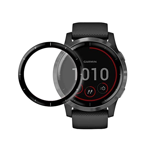 [3 Stück] Smartwatch Schutzfolie kompatibel mit Garmin vívoactive 4, 3D Full Cover Smart Watch Schutzfolie [Ölbeständig][Kratzfest][Blasenfrei] von LXEEOLX