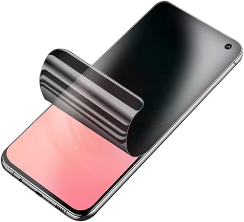 LXEEOLX [2 Stück] Displayschutzfolie aus Hydrogel Sichtschutz für Samsung Galaxy S10+ / S10 Plus, weiche Anti-Spionage-Displayschutzfolie mit hoher Empfindlichkeit [Fingerprint Sensor] von LXEEOLX
