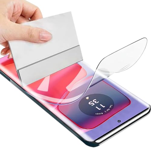 LXEEOLX [2 Stück Hydrogel Displayschutzfolie für Motorola Edge 50 Fusion, [hohe Empfindlichkeit] [Flexibler Film] [Ultra Transparent] [Anti-Kratzer] Weiches TPU-Displayschutz von LXEEOLX