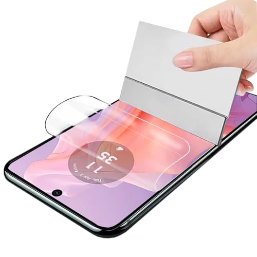 LXEEOLX [2 Stück Hydrogel Displayschutzfolie für Motorola Edge 50 Neo, [hohe Empfindlichkeit] [Flexibler Film] [Ultra Transparent] [Anti-Kratzer] Weiches TPU-Displayschutz von LXEEOLX