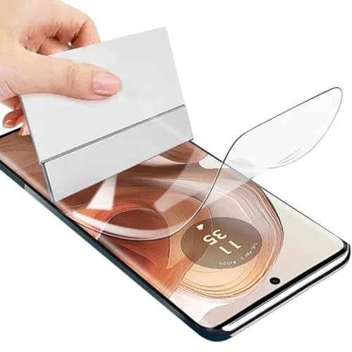 LXEEOLX [2 Stück Hydrogel Displayschutzfolie für Motorola Edge 50 Ultra, [hohe Empfindlichkeit] [Flexibler Film] [Ultra Transparent] [Anti-Kratzer] Weiches TPU-Displayschutz von LXEEOLX