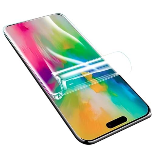 LXEEOLX [2 Stück Hydrogel Displayschutzfolie für iPhone 16, [hohe Empfindlichkeit] [Flexibler Film] [Ultra Transparent] [Anti-Kratzer] Weiches TPU-Displayschutz von LXEEOLX