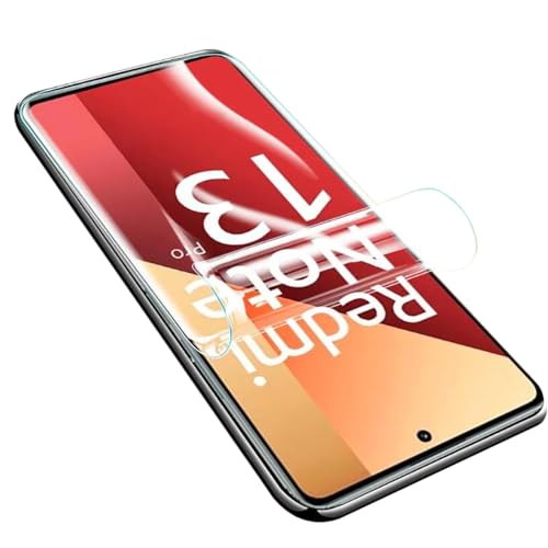 LXEEOLX [2 Stück Hydrogel Displayschutzfolie für Xiaomi Redmi Note 13 4G, [hohe Empfindlichkeit] [Flexibler Film] [Ultra Transparent] [Anti-Kratzer] Weiches TPU-Displayschutz von LXEEOLX