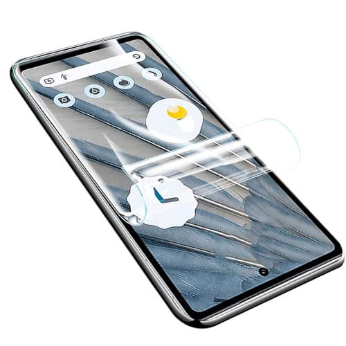 LXEEOLX [2 Stück Hydrogel TPU Schutzfolie für Google Pixel 7a, Transparenter Soft Bildschirmschutz mit Fingerabdruck-ID Unterstützen [HD Klar][Anti-Kratzer][Anti-Öl] von LXEEOLX