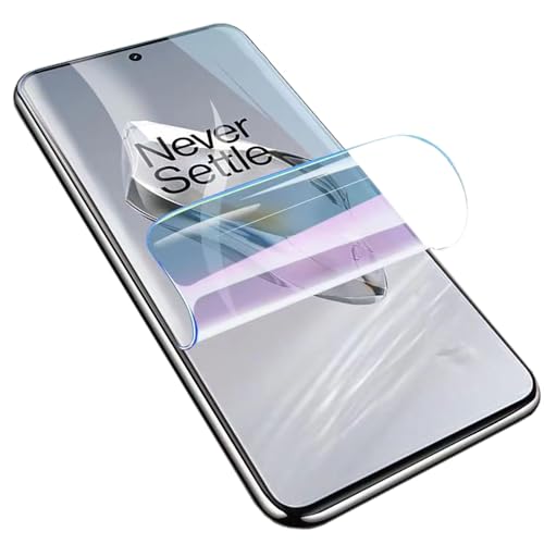LXEEOLX [2 Stück Hydrogel TPU Schutzfolie für OnePlus 12, Transparenter Soft Bildschirmschutz mit Fingerabdruck-ID Unterstützen [HD Klar][Anti-Kratzer][Anti-Öl] von LXEEOLX