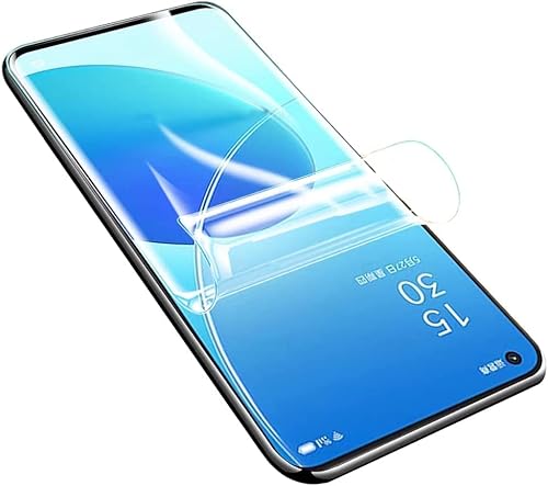 LXEEOLX [2 Stück Hydrogel TPU Schutzfolie für Oppo A74 (4G), Transparenter Soft Bildschirmschutz mit Fingerabdruck-ID Unterstützen [HD Klar][Anti-Kratzer][Anti-Öl] von LXEEOLX
