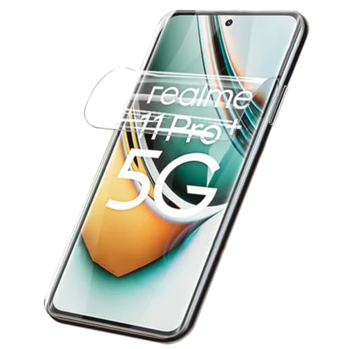 LXEEOLX [2 Stück Hydrogel TPU Schutzfolie für Realme 11 Pro/Realme 11 Pro+, Transparenter Soft Bildschirmschutz mit Fingerabdruck-ID Unterstützen [HD Klar][Anti-Kratzer][Anti-Öl] von LXEEOLX