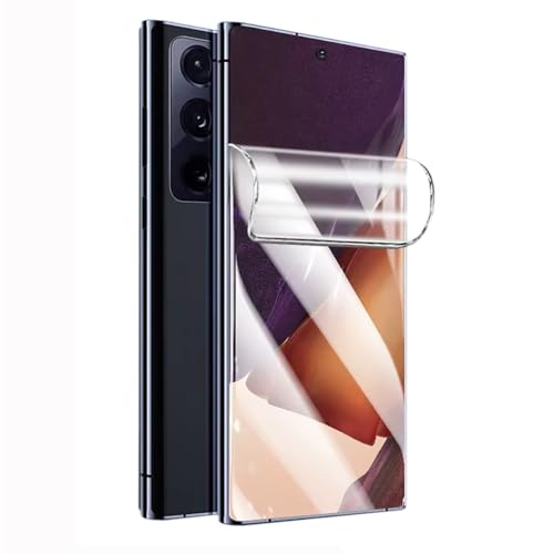 LXEEOLX [2 Stück Hydrogel TPU Schutzfolie für Samsung Galaxy Note 20 Ultra 5G/4G, Transparenter Soft Bildschirmschutz mit Fingerabdruck-ID Unterstützen [HD Klar][Anti-Kratzer][Anti-Öl] von LXEEOLX