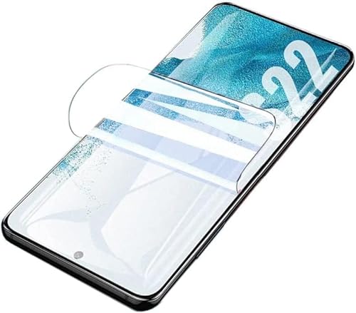 LXEEOLX [2 Stück Hydrogel TPU Schutzfolie für Samsung Galaxy S22 5G, Transparenter Soft Bildschirmschutz mit Fingerabdruck-ID Unterstützen [HD Klar][Anti-Kratzer][Anti-Öl] von LXEEOLX