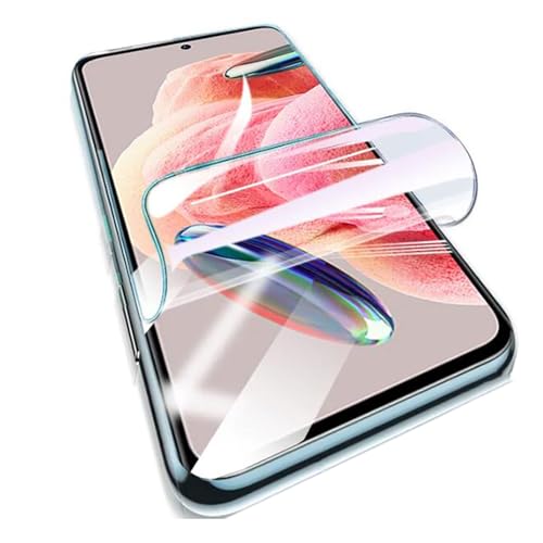 LXEEOLX [2 Stück Hydrogel TPU Schutzfolie für Xiaomi Redmi Note 12 Pro, Transparenter Soft Bildschirmschutz mit Fingerabdruck-ID Unterstützen [HD Klar][Anti-Kratzer][Anti-Öl] von LXEEOLX