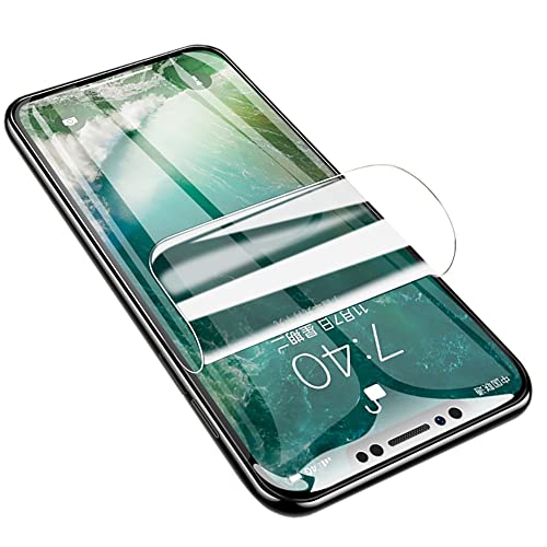 LXEEOLX [2 Stück Hydrogel TPU Schutzfolie für iPhone 12 Mini, Transparenter Soft Bildschirmschutz mit Fingerabdruck-ID Unterstützen [HD Klar][Anti-Kratzer][Anti-Öl] von LXEEOLX